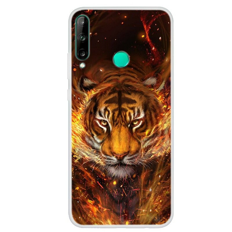 Mobilskal Huawei P40 Lite E Eld Tiger