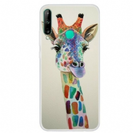 Skal Huawei P40 Lite E Färgglad Giraff