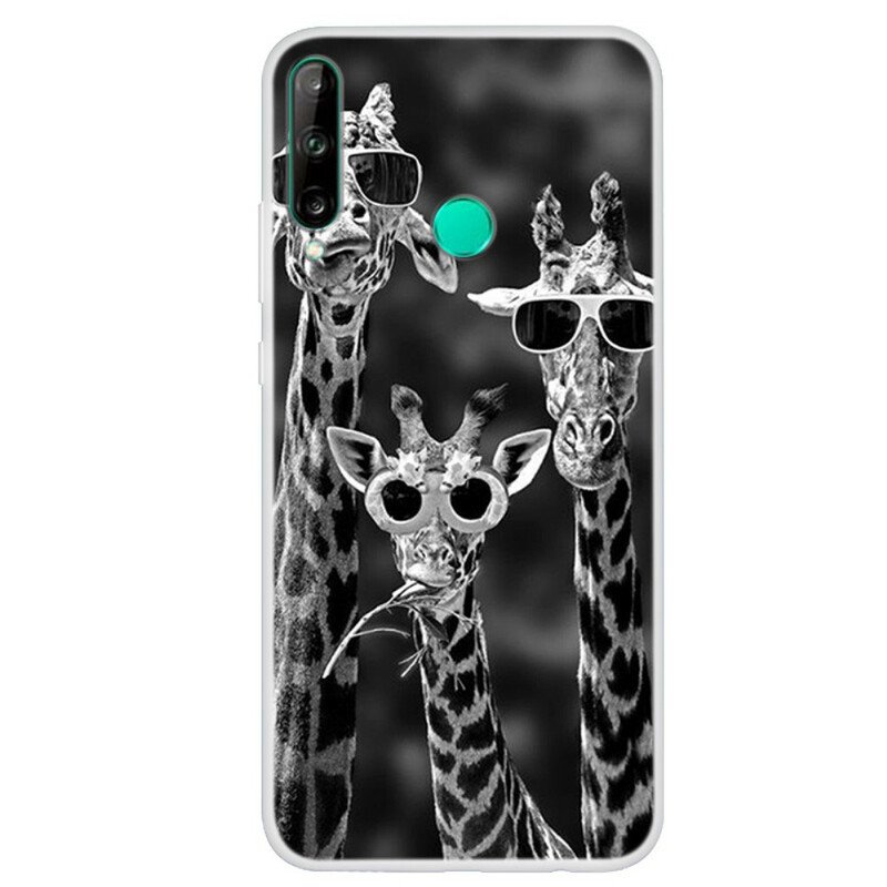 Skal Huawei P40 Lite E Giraff Med Glasögon