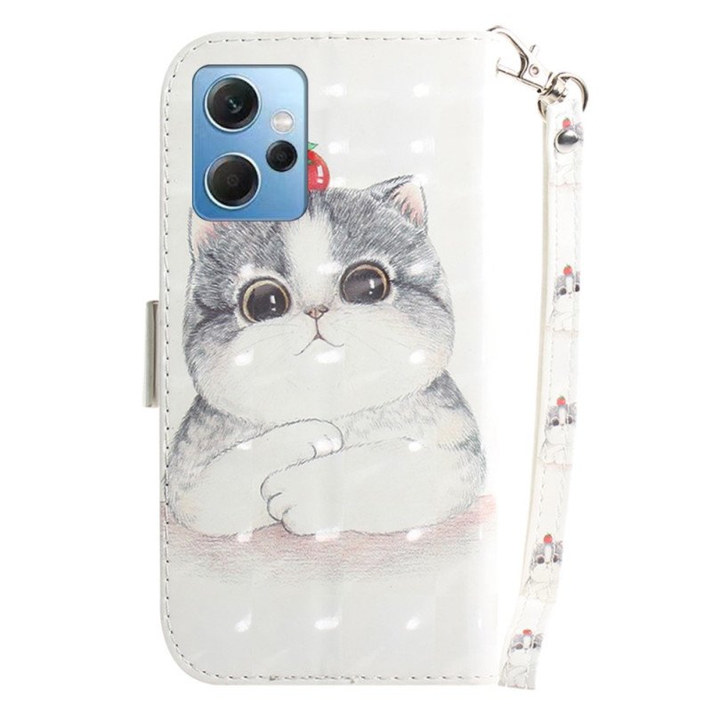 Fodral Xiaomi Redmi Note 12 4G Med Kedjar Original Thong Cat