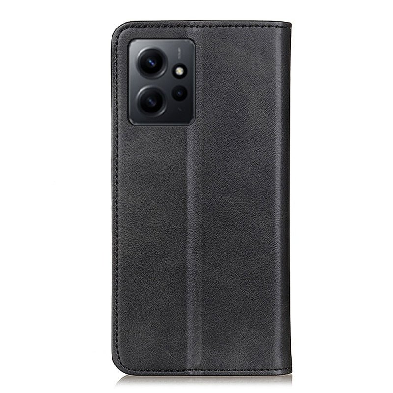 Folio-fodral Xiaomi Redmi Note 12 4G Läderfodral Elegance Split Läder