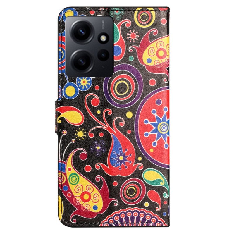 Folio-fodral Xiaomi Redmi Note 12 4G Paisley