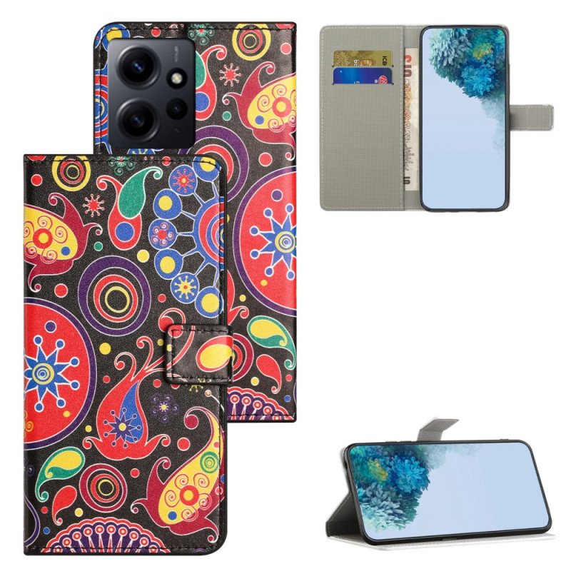 Folio-fodral Xiaomi Redmi Note 12 4G Paisley