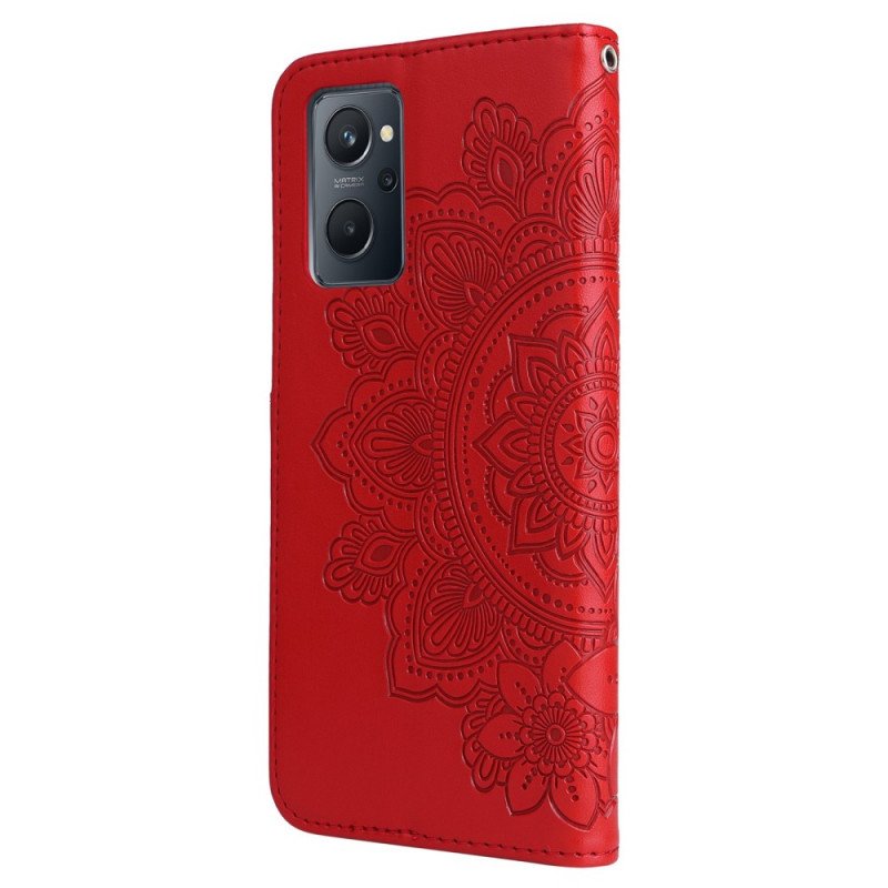 Folio-fodral Realme 9i Mandala Blommor