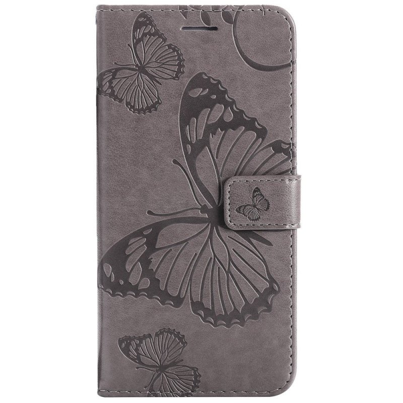 Folio-fodral Realme 9i Med Kedjar Jätte Strappy Butterfly