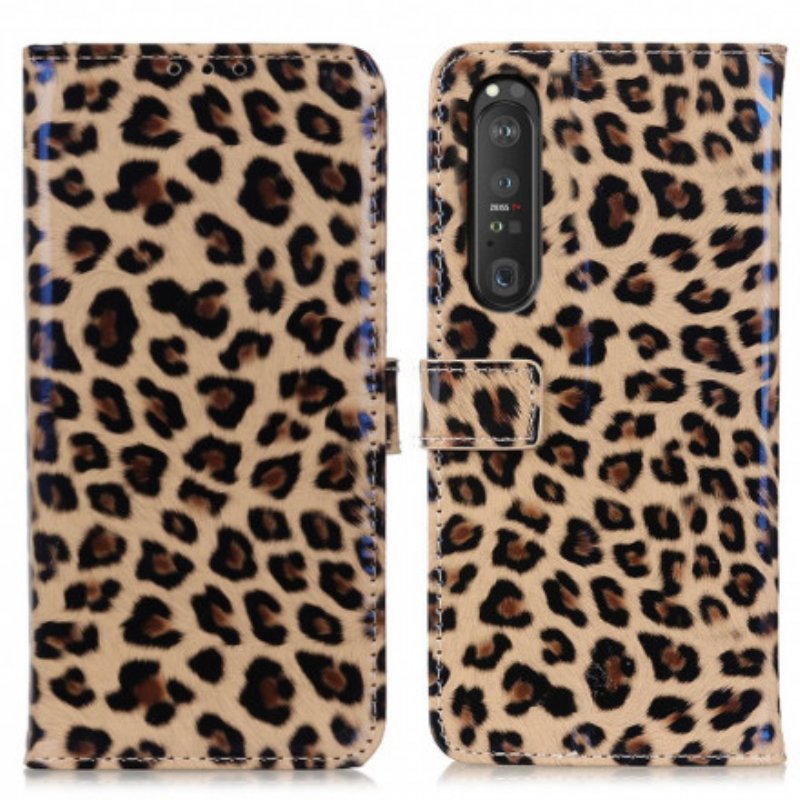 Fodral Sony Xperia 1 III Leopard