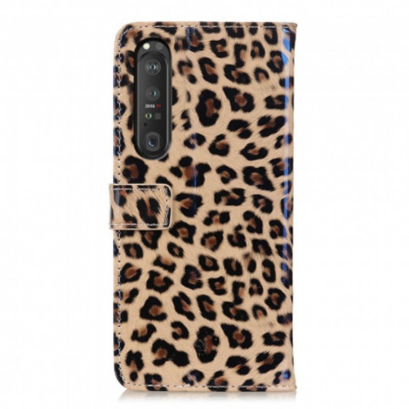 Fodral Sony Xperia 1 III Leopard