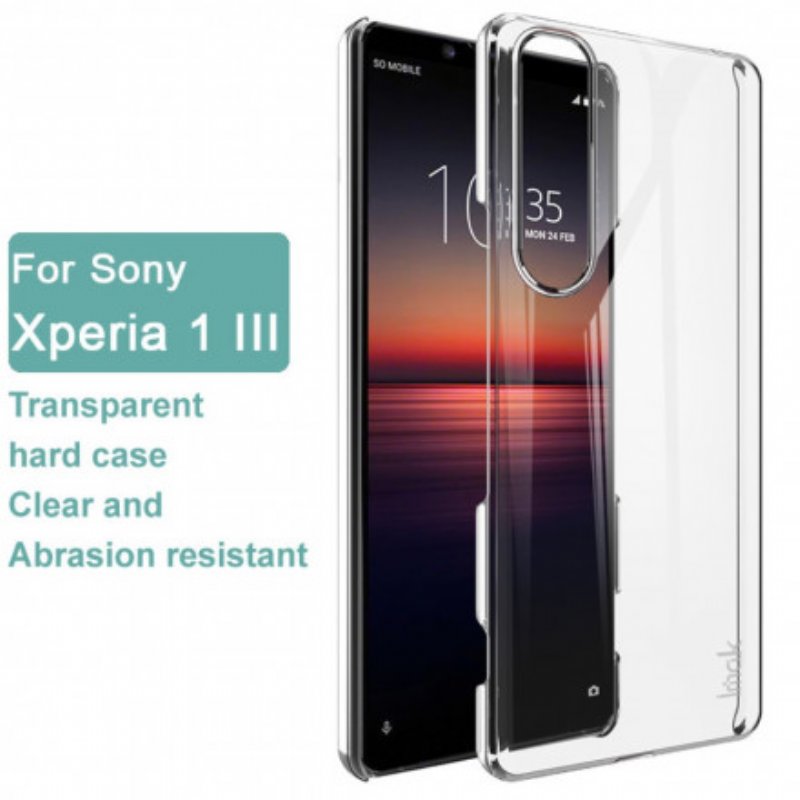 Skal Sony Xperia 1 III Imak Klar Kristall