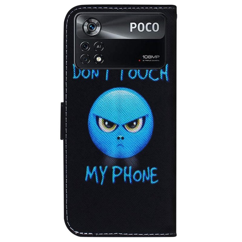 Fodral Poco X4 Pro 5G Emoji Rör Inte Min Telefon