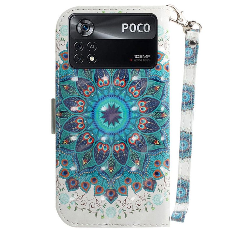 Fodral Poco X4 Pro 5G Med Kedjar Strappy Mandala