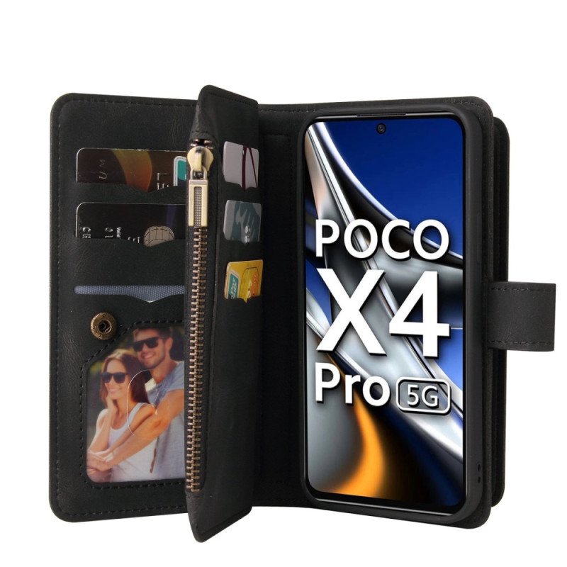 Fodral Poco X4 Pro 5G Multifunktionsoptimerade Korthållare