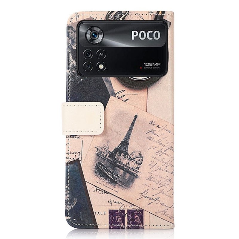 Fodral Poco X4 Pro 5G Poetens Eiffeltorn