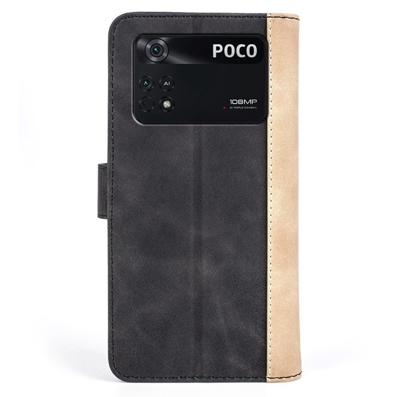 Folio-fodral Poco X4 Pro 5G Grafiskt Mönster