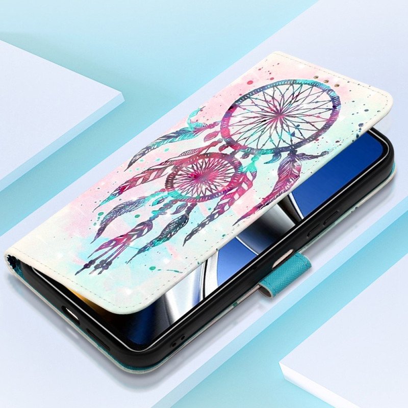 Folio-fodral Poco X4 Pro 5G Med Kedjar Strap Dream Catcher