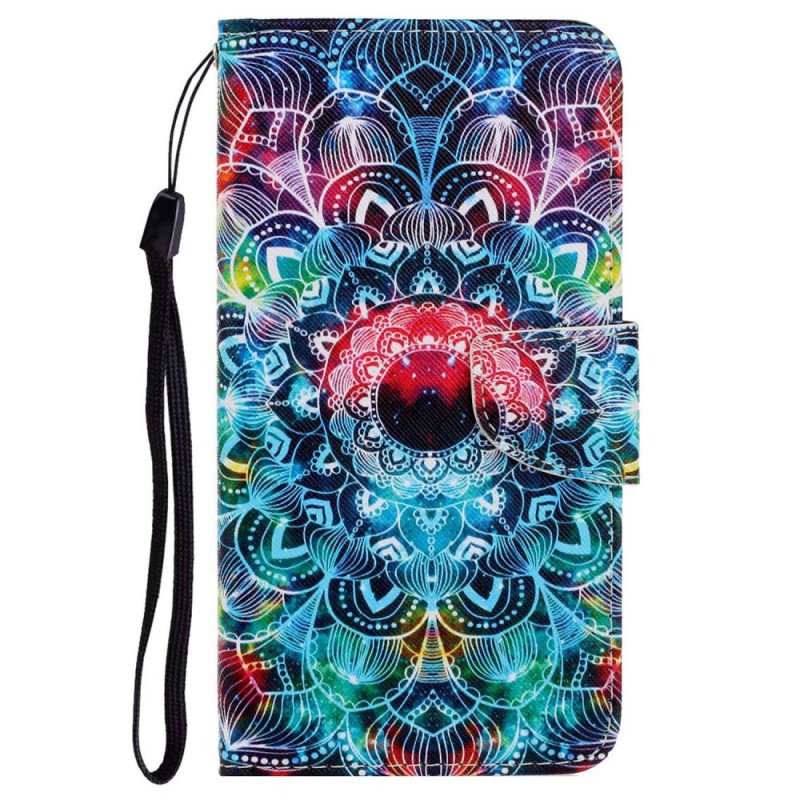 Folio-fodral Poco X4 Pro 5G Med Kedjar Strappy Mandala