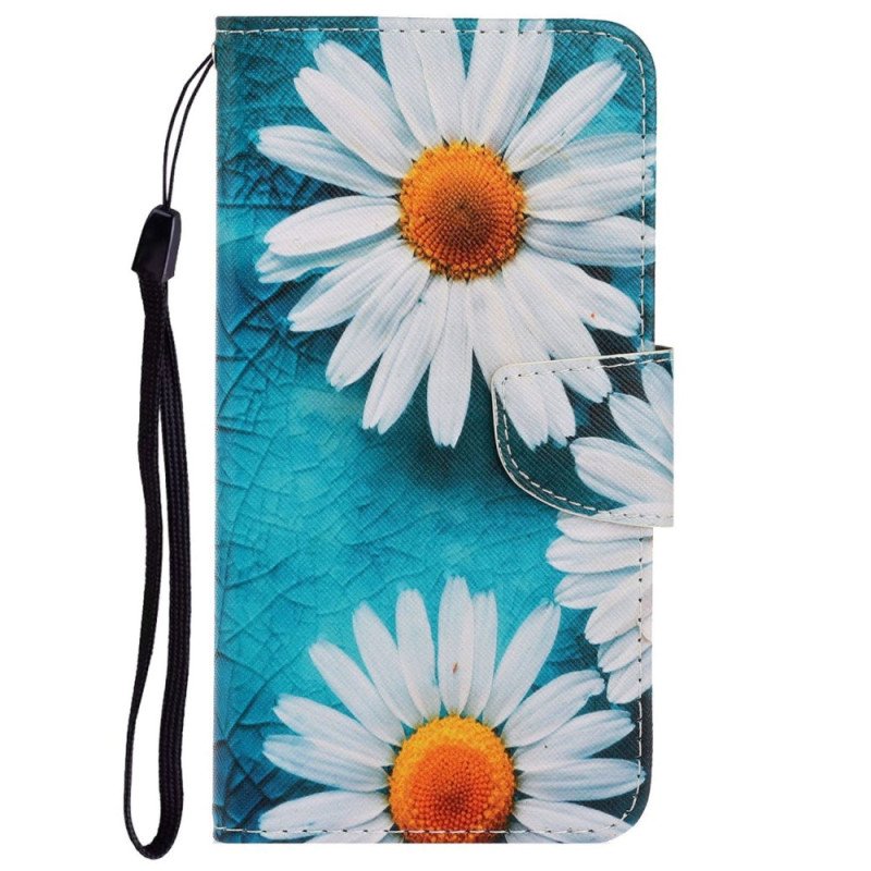 Folio-fodral Poco X4 Pro 5G Med Kedjar Thong Daisies