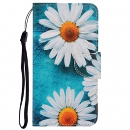 Folio-fodral Poco X4 Pro 5G Med Kedjar Thong Daisies