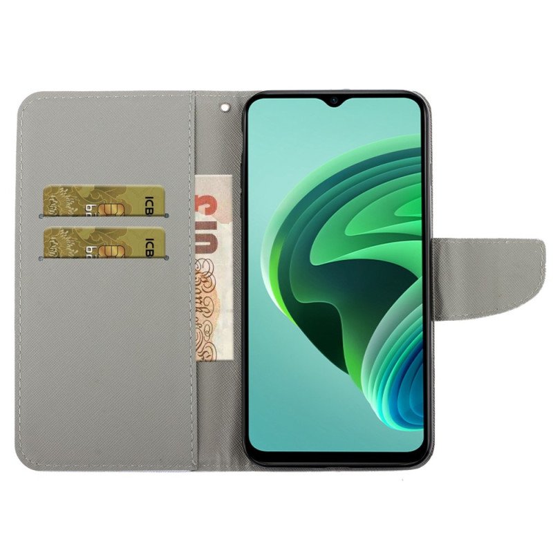 Folio-fodral Poco X4 Pro 5G Med Kedjar Thong Daisies