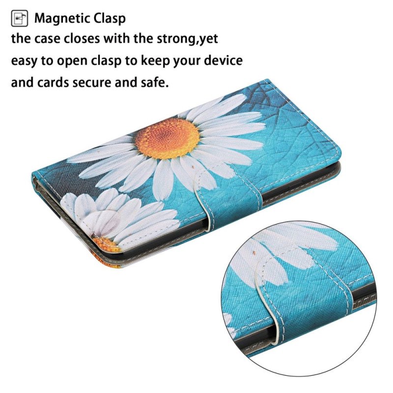 Folio-fodral Poco X4 Pro 5G Med Kedjar Thong Daisies