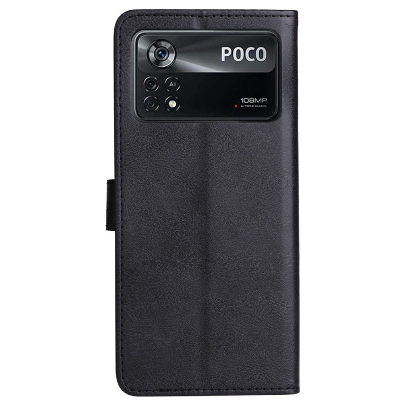 Folio-fodral Poco X4 Pro 5G Med Kedjar Vanlig Med Rem