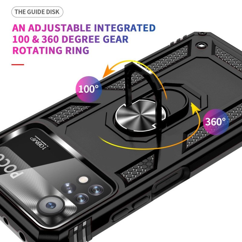 Mobilskal Poco X4 Pro 5G Premium Ring-support