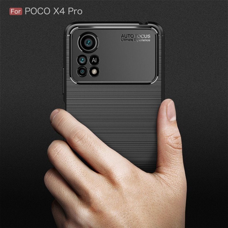 Skal Poco X4 Pro 5G Borstad Kolfiber