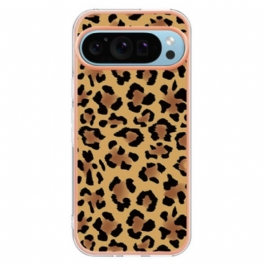 Skal Google Pixel 9 Telefonfodral Leopardtryck