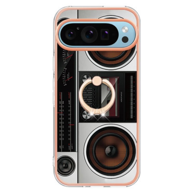 Skal Google Pixel 9 Telefonfodral Radio Support Ring