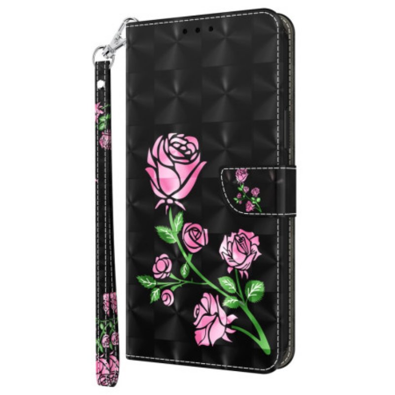 Skyddsfodral Google Pixel 9 Floral Print Strappy