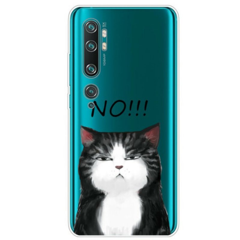 Mobilskal Xiaomi Mi Note 10 / 10 Pro Katten Som Säger Nej