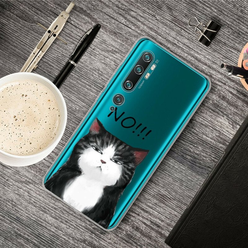 Mobilskal Xiaomi Mi Note 10 / 10 Pro Katten Som Säger Nej