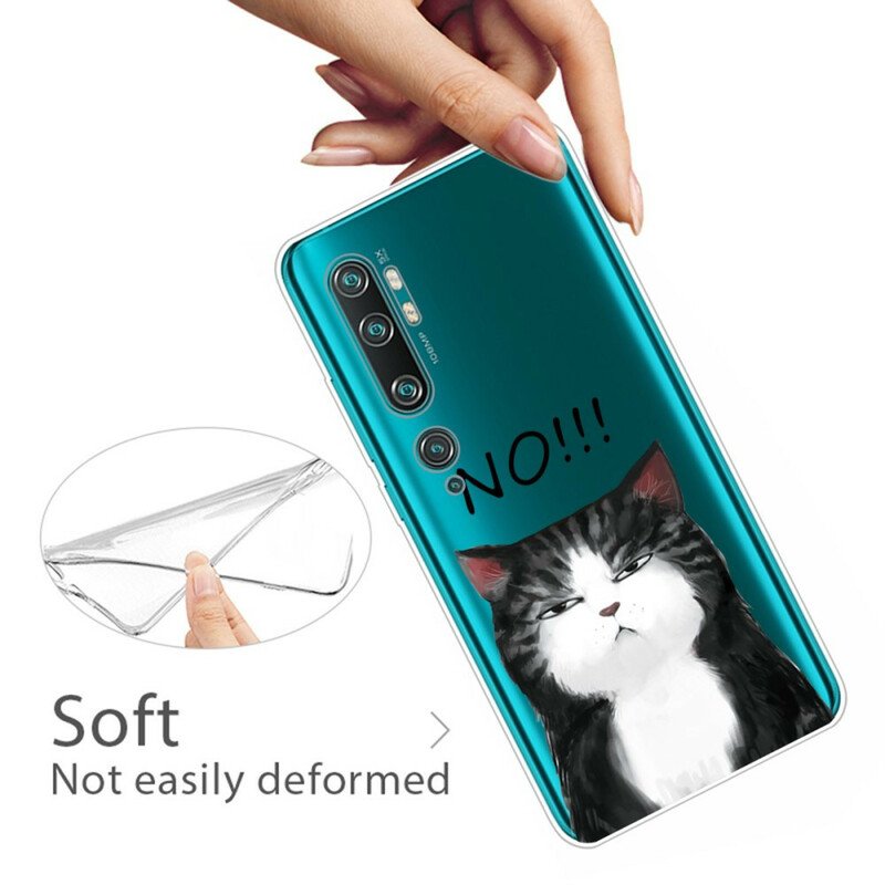 Mobilskal Xiaomi Mi Note 10 / 10 Pro Katten Som Säger Nej