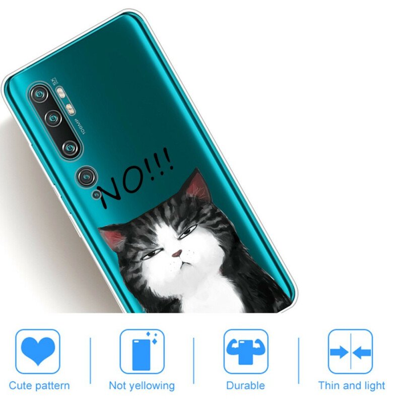 Mobilskal Xiaomi Mi Note 10 / 10 Pro Katten Som Säger Nej