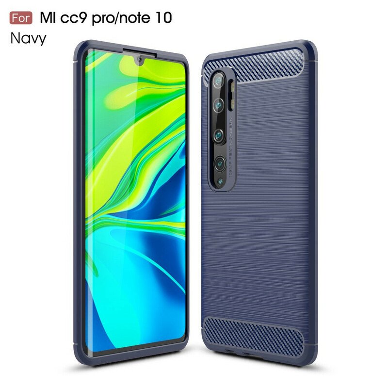 Skal Xiaomi Mi Note 10 / 10 Pro Borstad Kolfiber