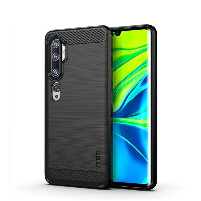 Skal Xiaomi Mi Note 10 / 10 Pro Mofi Borstad Kolfiber