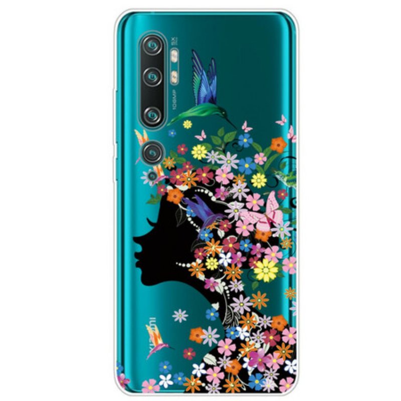 Skal Xiaomi Mi Note 10 / 10 Pro Vackert Blomhuvud