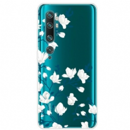 Skal Xiaomi Mi Note 10 / 10 Pro Vita Blommor