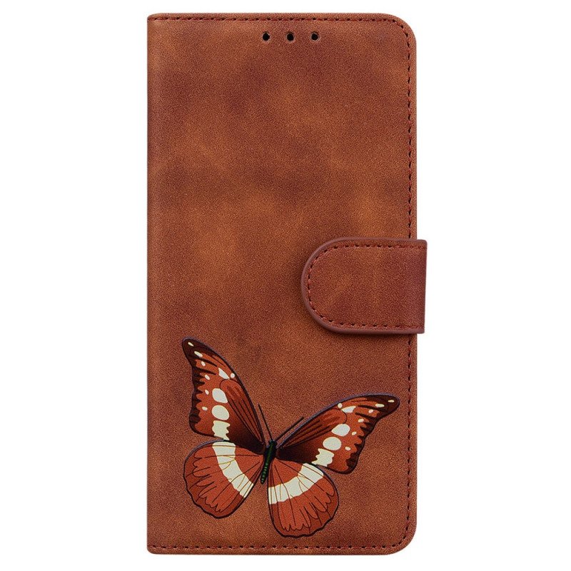 Läderfodral Google Pixel 6 Skin-touch Butterfly