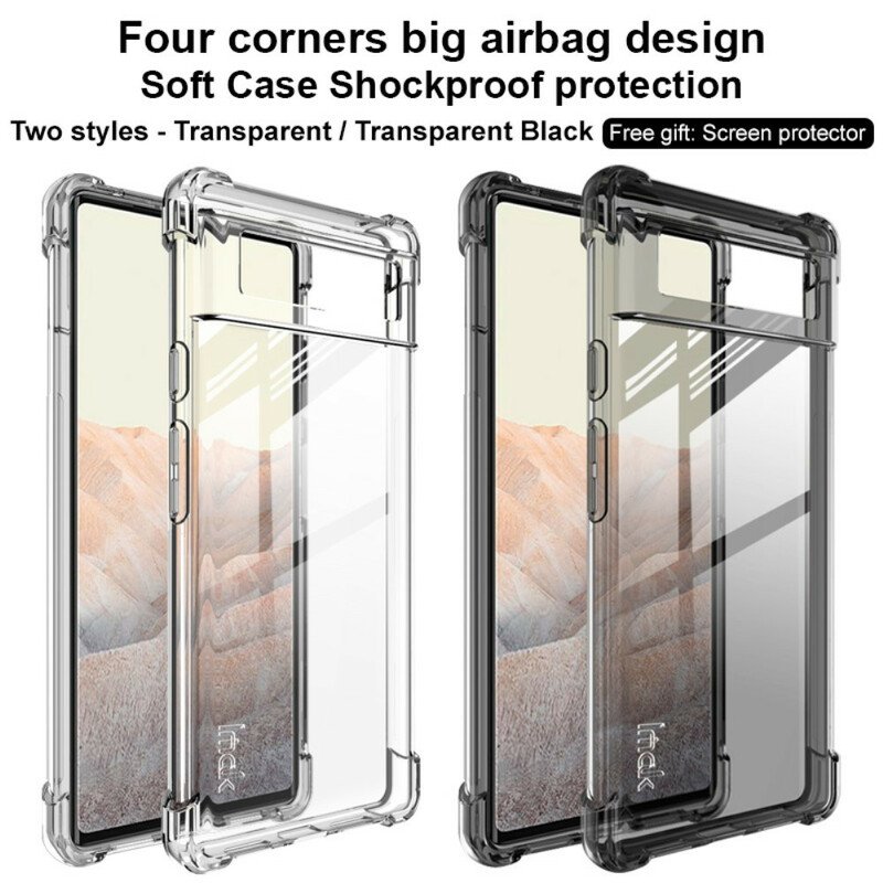 Skal Google Pixel 6 Transparent Med Imak Screen Film