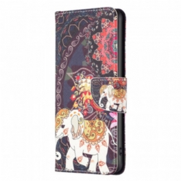 Folio-fodral Samsung Galaxy M23 5G Tribal Elefant