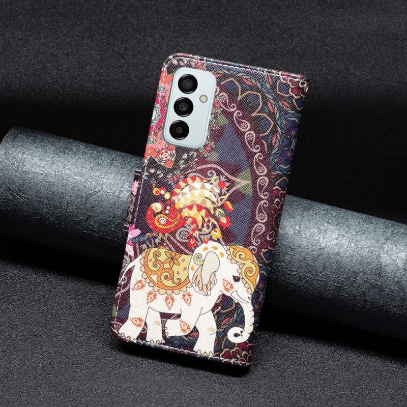 Folio-fodral Samsung Galaxy M23 5G Tribal Elefant