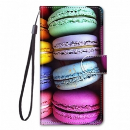 Läderfodral Samsung Galaxy M23 5G Macarons