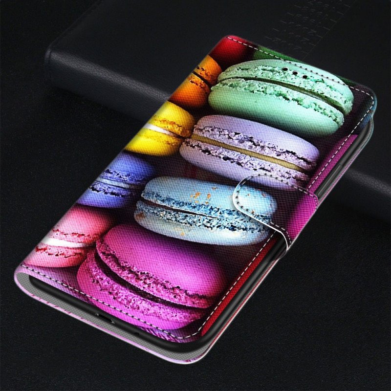 Läderfodral Samsung Galaxy M23 5G Macarons