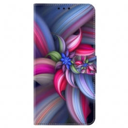 Fodral Samsung Galaxy A15 Färgglada Blommor