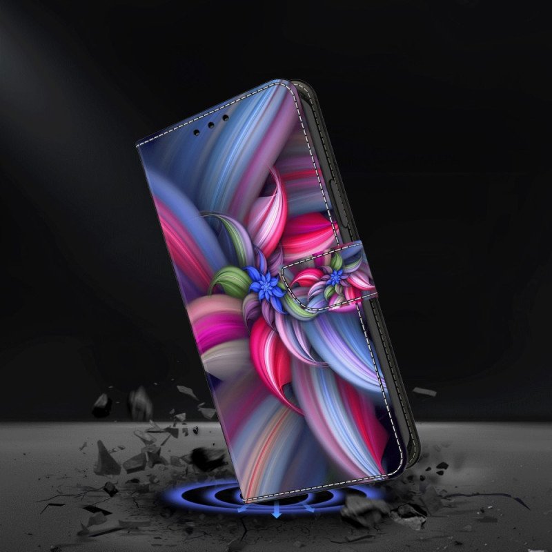 Fodral Samsung Galaxy A15 Färgglada Blommor