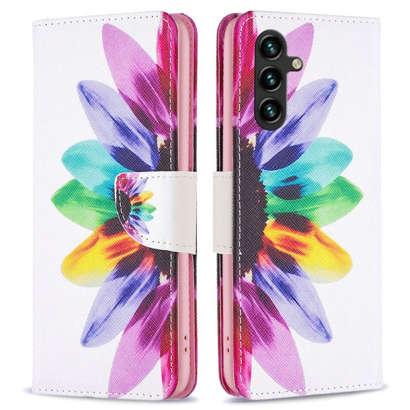 Skyddsfodral Samsung Galaxy A15 Akvarellblomma