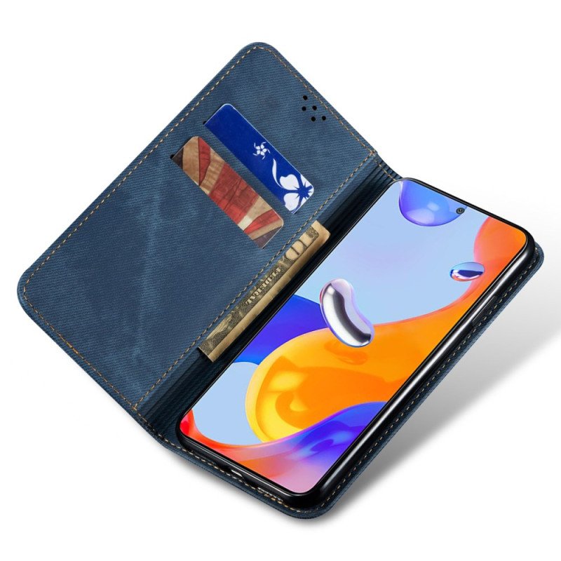 Folio-fodral Poco X6 5g Jeanstyg