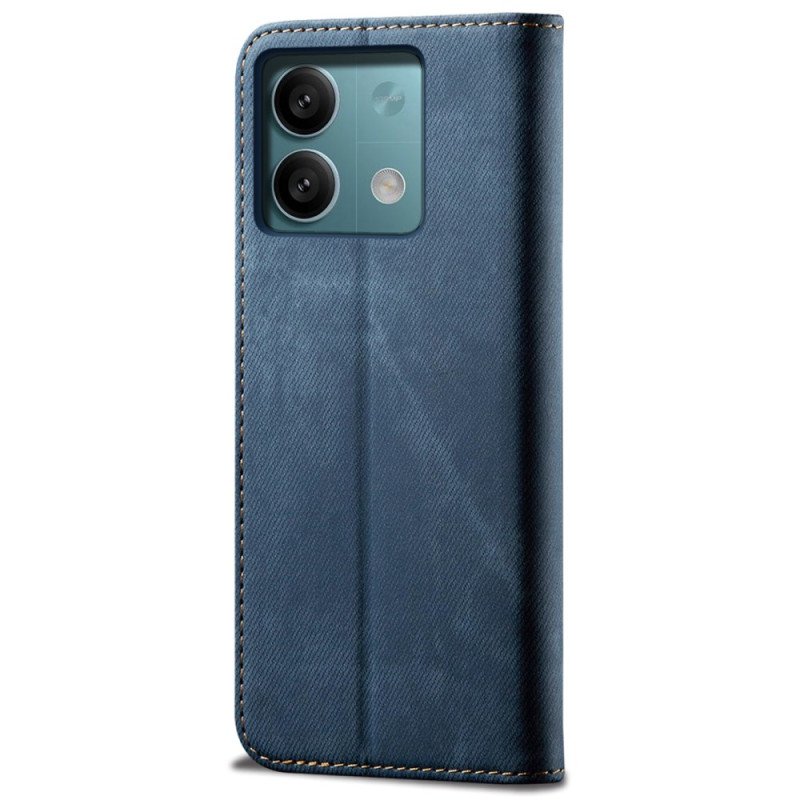 Folio-fodral Poco X6 5g Jeanstyg