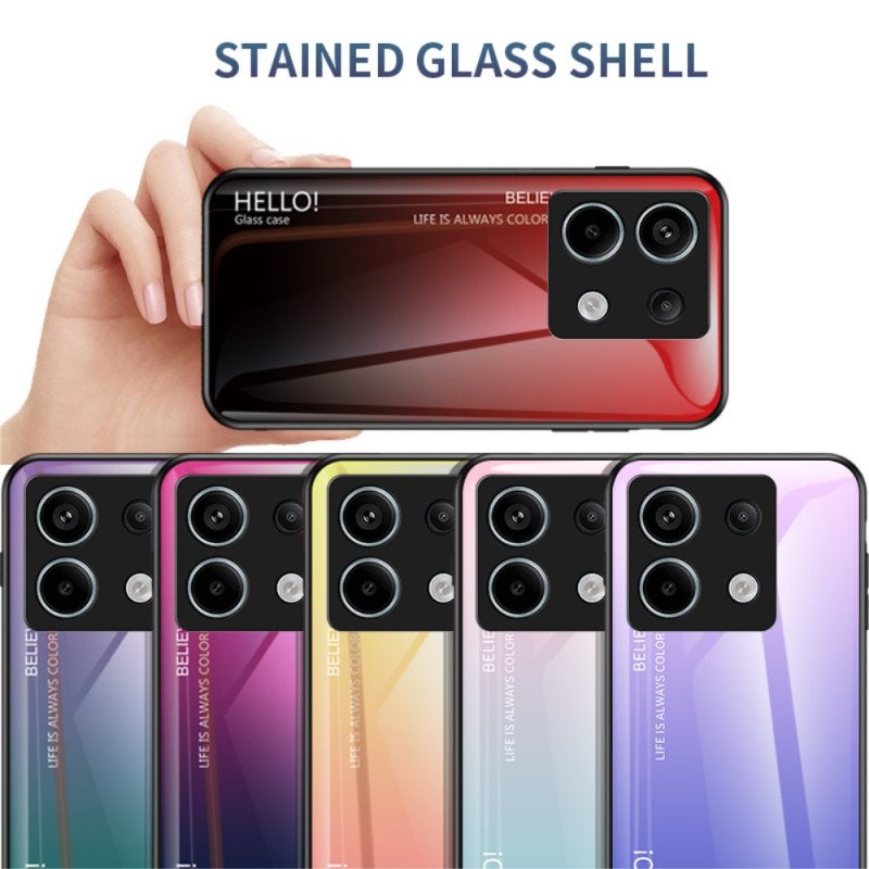 Skal Poco X6 5g Telefonfodral Hej Härdat Glas