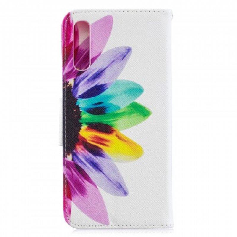 Fodral Samsung Galaxy A70 Akvarell Blomma